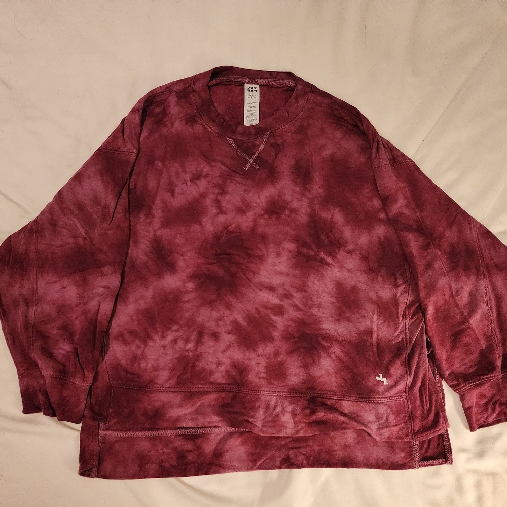 JoyLab Medium Tie Dye lounge sweater